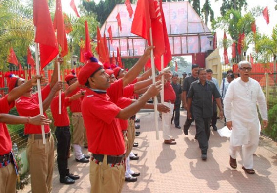 CPI-M's planned policy is to paralyze the State employees with the backing of boot-licker employees' organ CPI-M's planned policy is to paralyze the State employees with the backing of boot-licker employees' organ